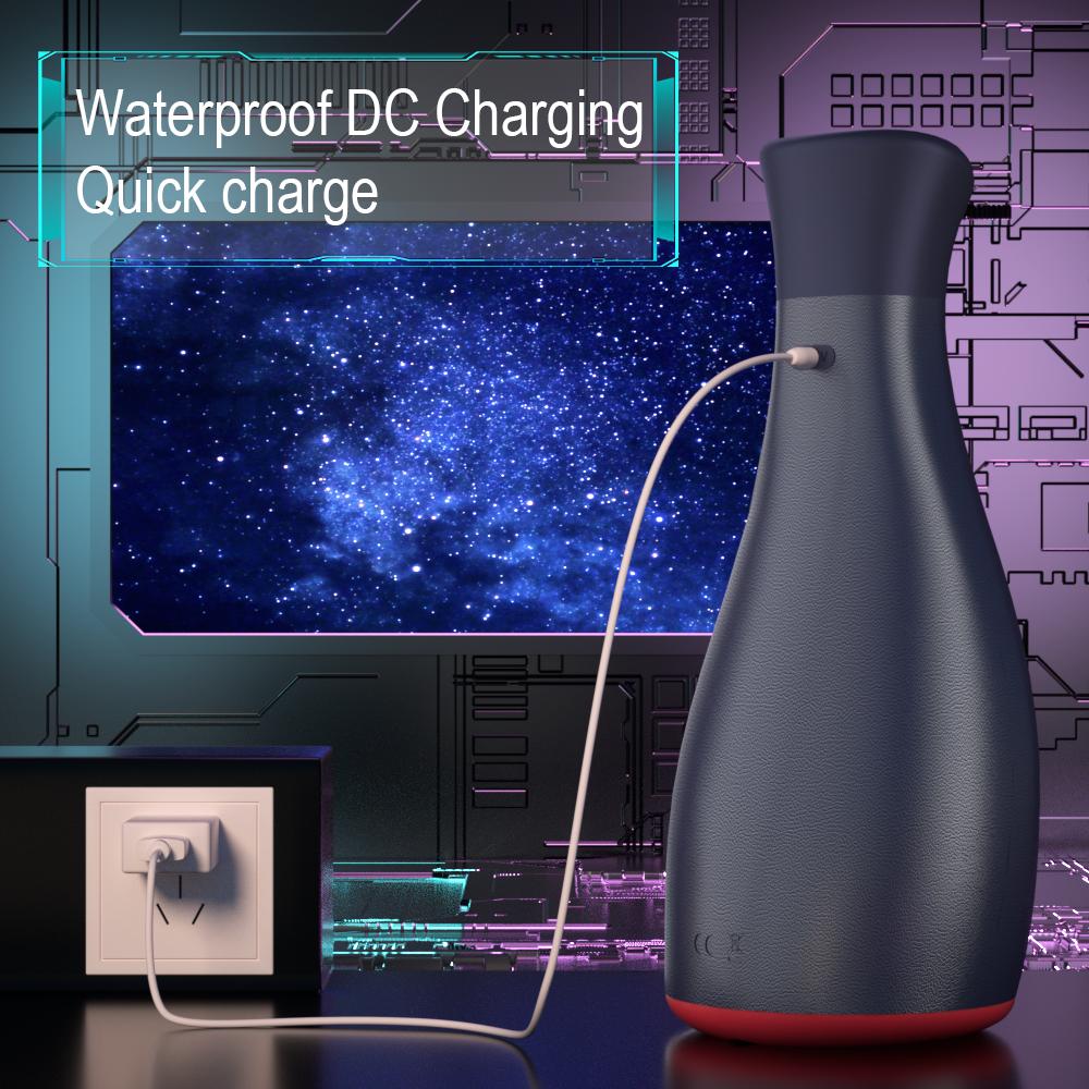 Automatic Vibration Male Masturbator Vacuum Extrusion Glans Stimulation Penis Trainer Massager Adult Supplies Sex Toy for