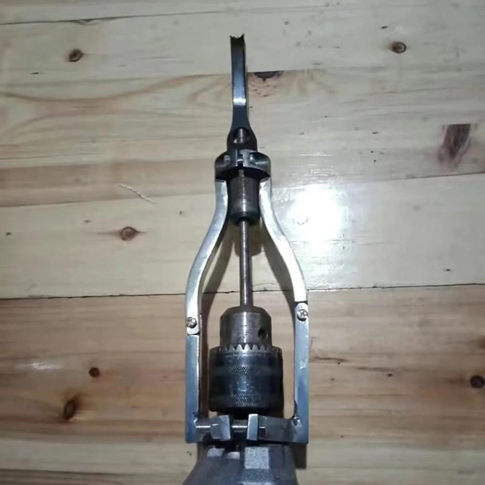Woodworking Square Hole Drill Tools Handheld Pocket Hole Jig System 6.4-16mm Drill Bit Hole Puncher For Carpentry Dowel Joints