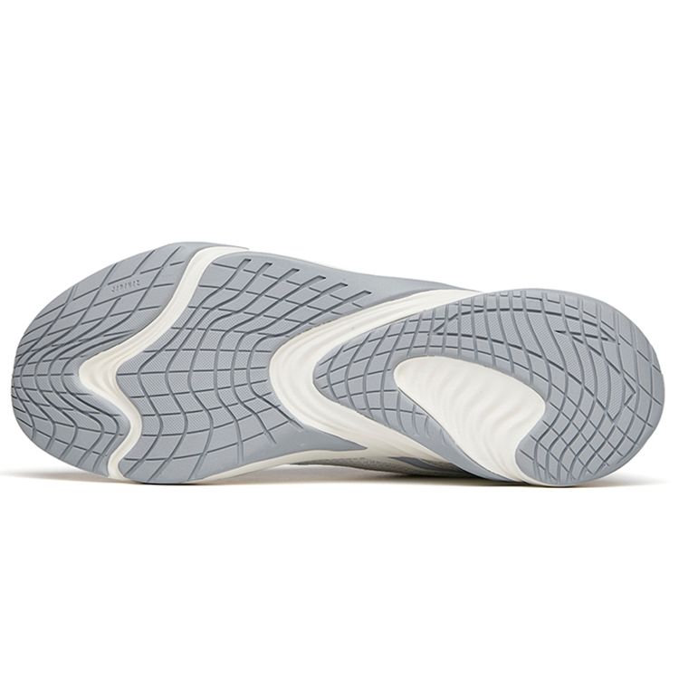 Anta Легкие амортизирующие низкие кроссовки для бега мужские кроссовки серебристо-серые — фото 5