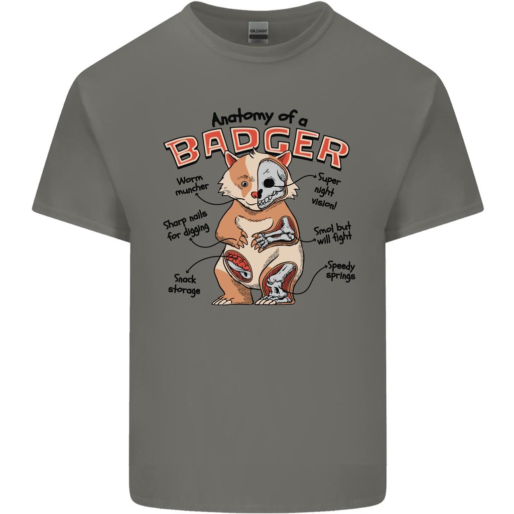 Anatomy of a Badger Funny Unisexs Light Cotton TShirt