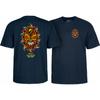Powell Peralta T-shirt da Skateboard Nicky Guerrero Maschera Blu Navy