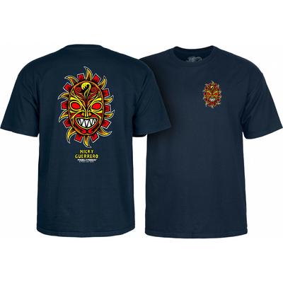 Camiseta de Skateboard Powell Peralta Máscara Nicky Guerrero Azul Marino