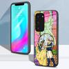 Coque de téléphone B-BeautyS And The B-Beast Pour Samsung S26 S25 S24 FE S23 S22 S21 Plus S20 Ultra Note20Ultra Couverture en Verre Noir
