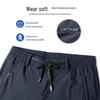 MONTAGUT Men's Elastic Waist Letter Print Casual Pants