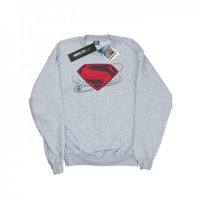 Womens/Ladies Justice League Movie Superman Logo Sweatshirt