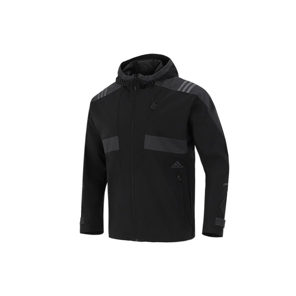 adidas Jackets Men's Black Hooded Moderate Other H40235