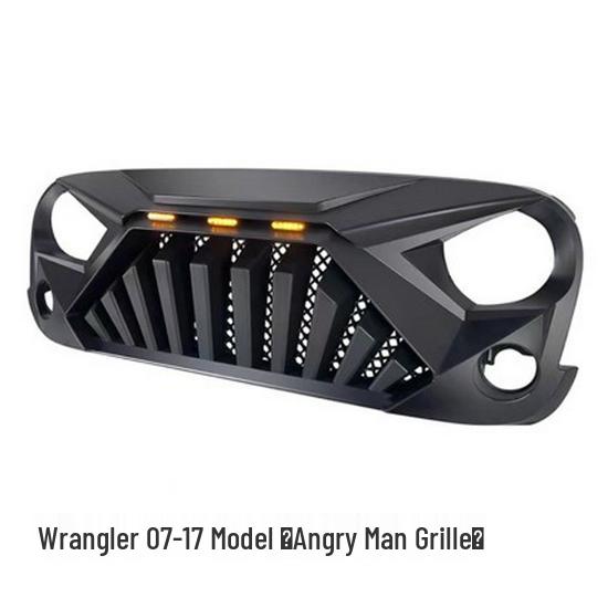LED Hood Grille Mask for 07-17 Jeep Wrangler JK Off-road Modifications
