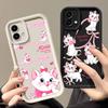 Pink Marie Cat Case for Motorola Moto Edge 70 60 Fusion 50 Pro 40 Neo G06 G56 G86 G85 G84 G75 G56 G53 G52 G14 Soft Cover