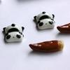 New Household Tools Cute Panda Chopstick Rack Kitchen Table Ceramic Ware Porcelain Spoon Fork Chopsticks Holder Decoration Tools