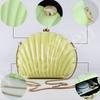 Lady Mini Shell Bag Acrylic  Luxury Designer Made Up & Phone Carrying Cases Yellow Beige Pouch Cute Shoulder Totes