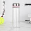 Changqi Transparent Portable Plastic Water Bottle with Stainless Steel Lid