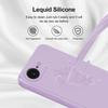 Coque de protection - BOOLING - pour iPhone 16e - Silicone Liquide - Violet - Anti-Rayures