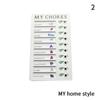 Memo Plastic Board Chore Chart Reusable Checklist Daily Planner Responsibility