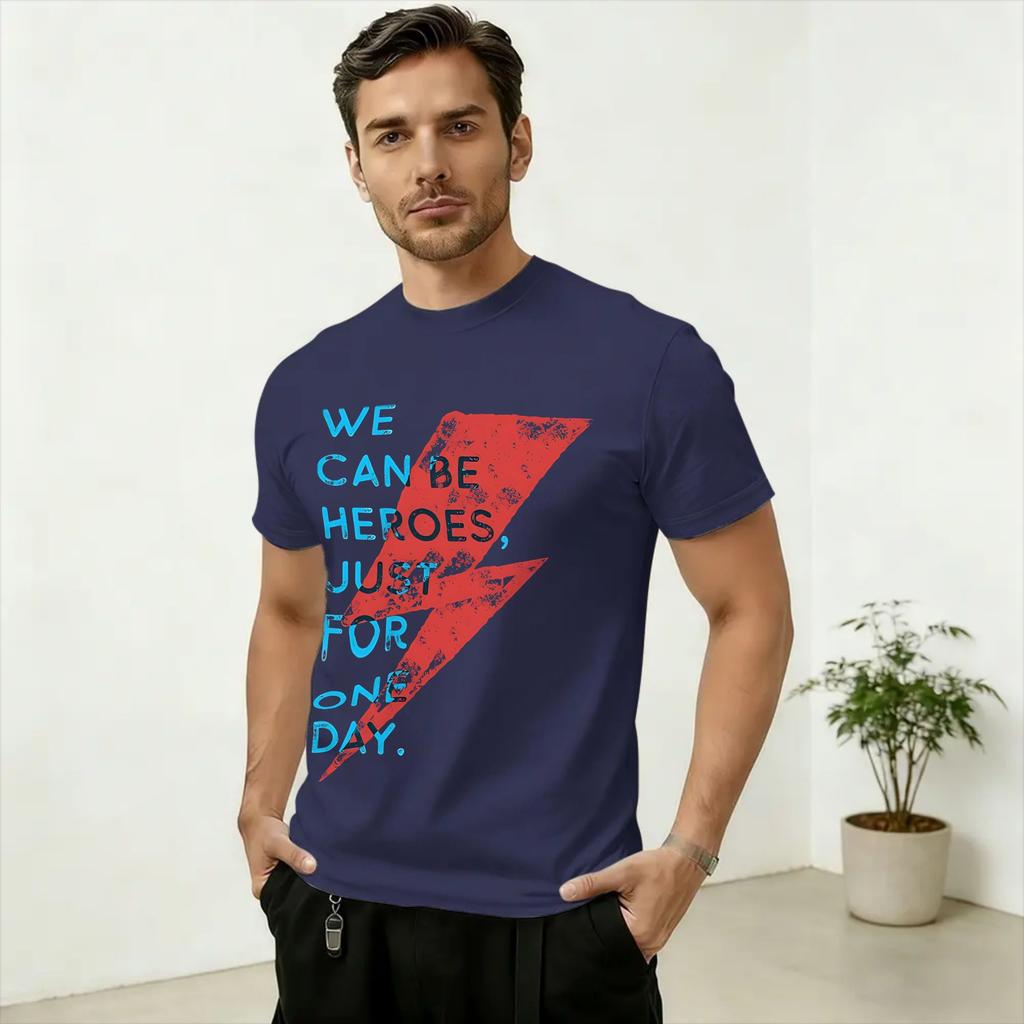 DDavids Bowieee Aliens Cat Phrase T Shirt Unisex 100 Cotton Novelty TShirts Crewneck Tees Short Sleeve Tops Unique