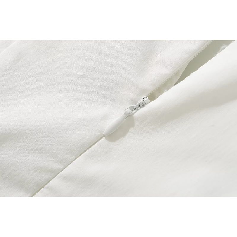 Kaslead New Arrival Women's Clothing Fashion Style Fashion Minimalist Fresh White Tight-Fitting Cinched Mini Dress