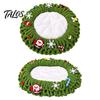 Fluffy Pet Cave Christmas Bed, Oval Wrapped Cat Warm Faux Thickened Cozy Shelter Winter Nest for Small Cats Dogs, Decor Sofa
