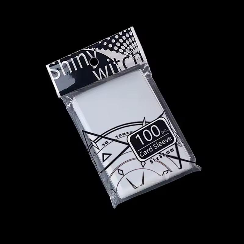 100PCS 61x88mm 65x90mm Card Protector Unsealed Style Transparent Card Sleeve Game Idol Album Card Gathering Storage Material ZYF