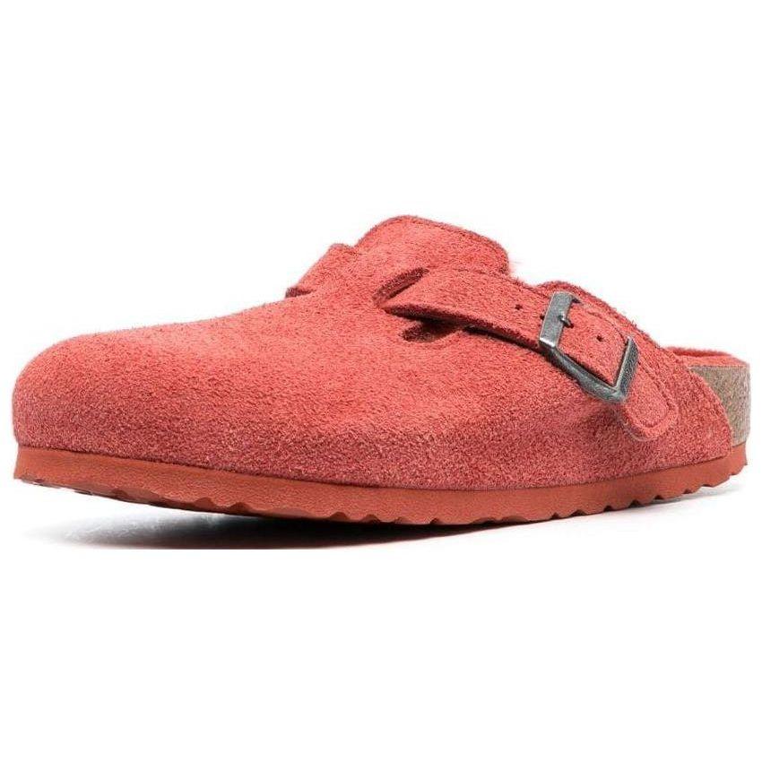 Birkenstock Comfortable Versatile Fashionable Open-Toe Slippers Women slippers Red 1025669