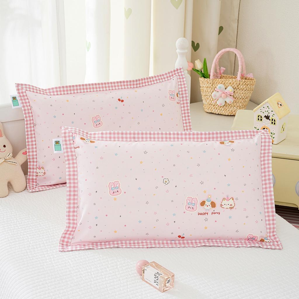 1Pc 300 TC Cotton Sateen Floral Printed Euro Size Pillowcase 40x60 cm,Pillowcover With Envelope Closure,Without Core