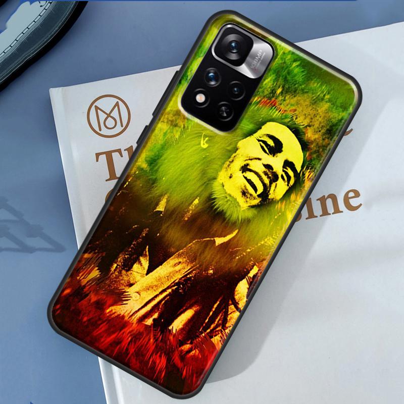 Bob Marley Sänger Hülle Für Xiaomi Redmi Note 14 13 Pro 12 11 9 10 9S 10S 11S 12S Redmi 13C 10C 12C 14C Abdeckung