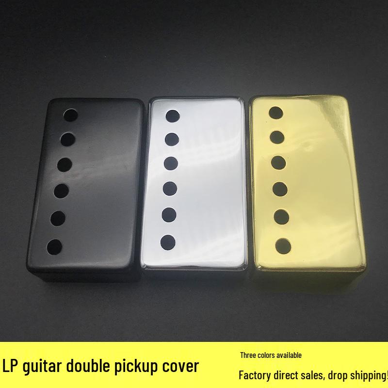 

LP Электрогитара Двойной Звукосниматель Металлическая Пылезащитная Крышка - Медный Корпус для SG 50MM Black
