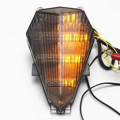 Motorcycle Tail Light Brake Turn Signals Integrated LED Light YZF R6 RJ15 2006-2012 Equipped with Directional LED Taillights