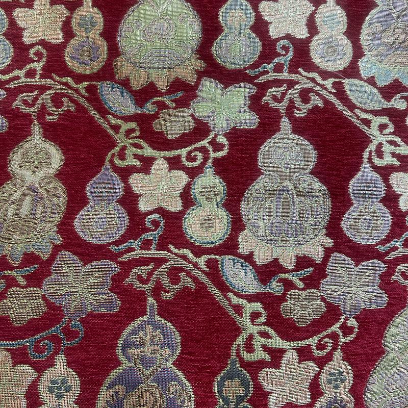 Chenille Jacquard Gourd Festive Children s Hanbok Luggage Fabric красный