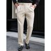 Fashionable Design Business Casual Pants for Men, Spring/summer High-end Straight-leg Commuter Trousers