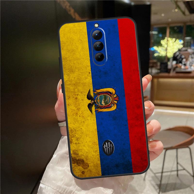 

Ecuador Flag Case For ZTE Nubia Red Magic 11 10 9 8 9S 8S 10S Pro Plus 6 7 6S 7S For RedMagic 10 Air Cover Red Magic 6R