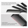 Black Professional Hair Cutting Comb Anti-Static Flat Head Cutter Comb Finetooth Haircut Brush Salon Tools Barber Hair Accessor