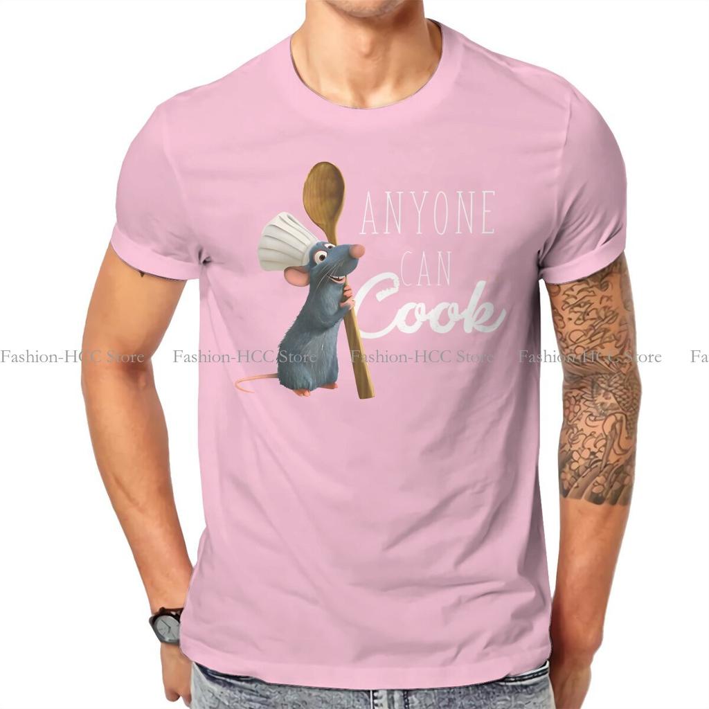 Remy Anyone Can Cook Tshirt For Unisex Ratatouilles Cartoon Clothing Style T Shirt Homme