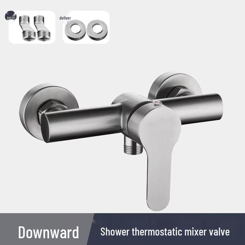 OEING Wall-Mounted 304 Stainless Steel Hot & Cold Mixer Faucet