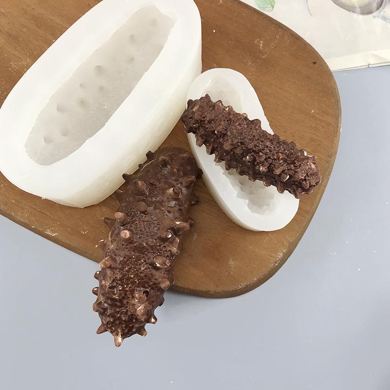 Formă de silicon Castravete de mare pentru copt, ciocolată, mousse, lumânare și ipsos