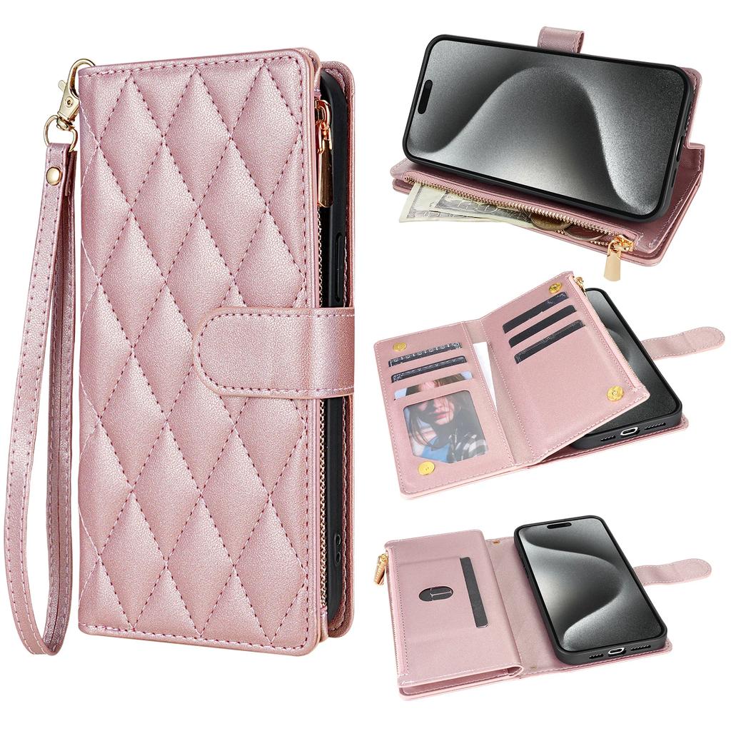 Crossbody Cards Solt Leather Wallet Flip Book Case For Xiaomi Redmi Note 13 Pro Plus 12 11 13C 13T POCO X6 5G Shoulder Strap
