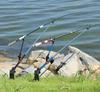 Multi-functional Stainless Steel Fishing Rod Holder and Ground Insert Stand