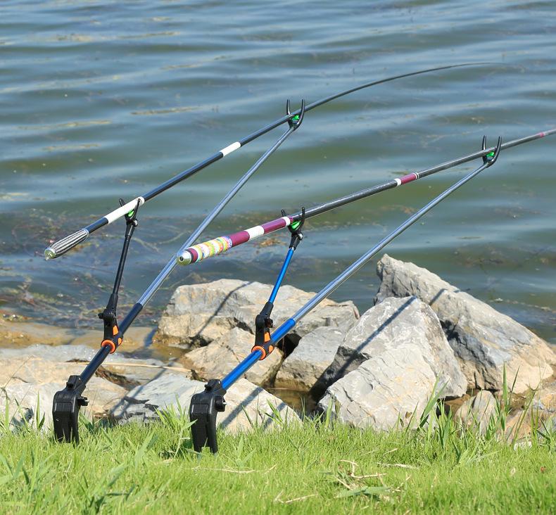 Multi-functional Stainless Steel Fishing Rod Holder and Ground Insert Stand
