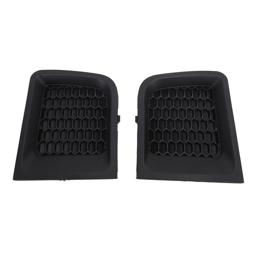 2Pcs Front Bumper Grille Cover 735618579L Left And Right Lower Cover Insert for Renegade 2015 to 2017