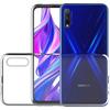 Case and Neck Strap for Honor 9X - Transparent Soft TPU Adjustable Black Cord Phonillico®