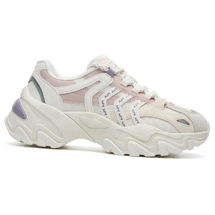 FILA Sofia 2 Fabric Synthetic Leather Fishbone Shoes Comfortable Versatile Wear-Resistant Increased Height Low-Top Dad Shoes F12W231170DGR