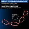 No.MS97144 Engine Intake Manifold Gasket Set for Toyota C-HR 2018-2022 2.0L for Toyota Corolla 2009-2022 1.8L Replaces No.17177-37030/17177-37050