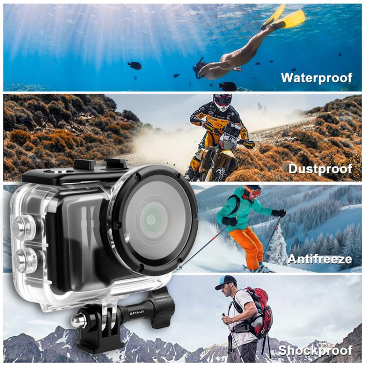 For Insta360 GO Ultra PULUZ 50m Waterproof Case Camera Dive Housing Cover (Transparent)