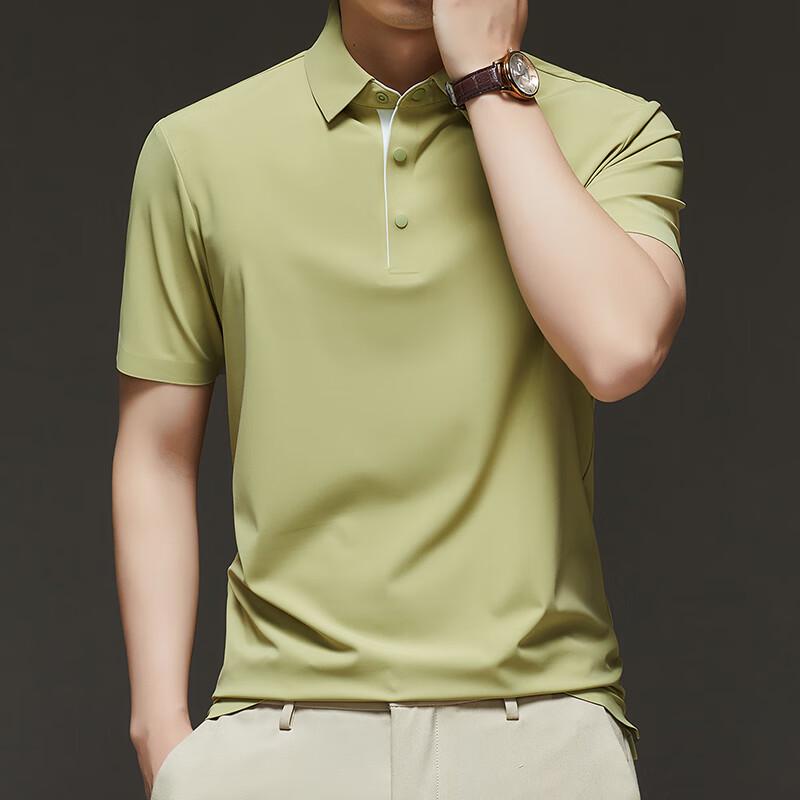 Firstview Men's Soft Breathable Polo Shirt