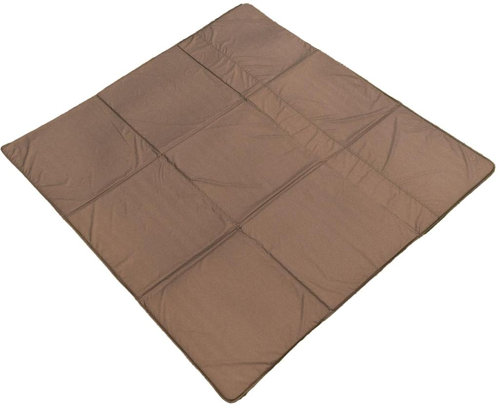 ogawa Tent Sheet Ground Mat 1522 Dark Brown x Black 3845 (Ogawa)