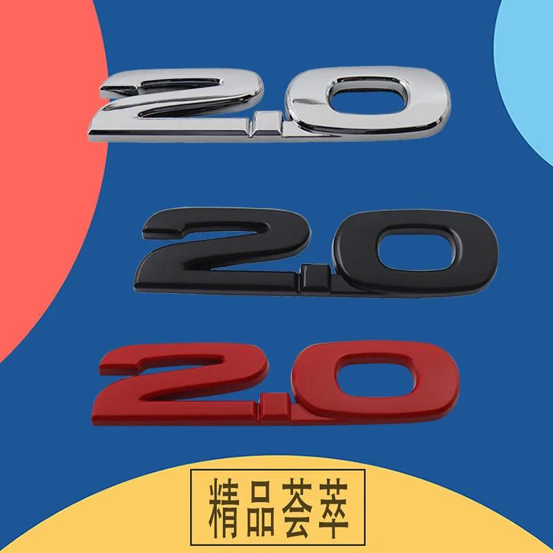 3D 2.0 Car Fender Side trunk Nameplate Decal Emblem Badge Sticker for CX-5 CX-7 CX-9 RX7 RX8 626 MX5