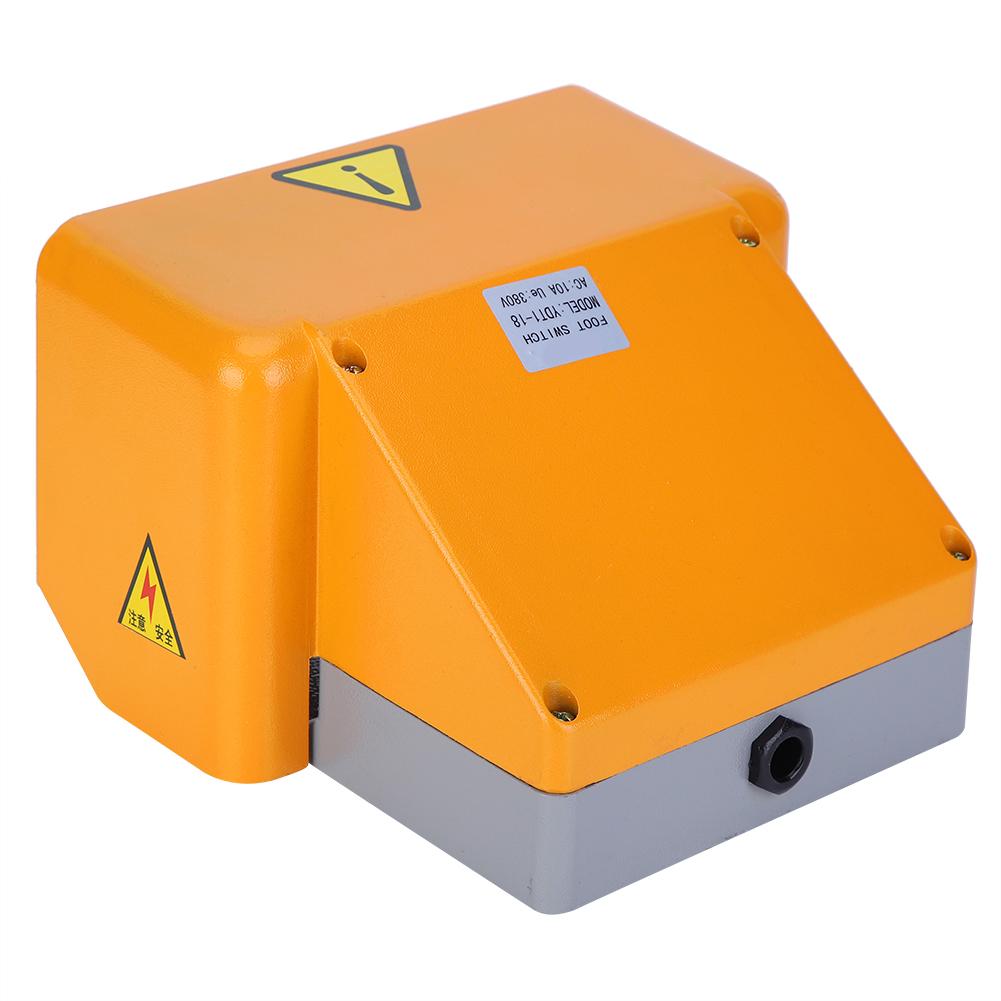 BERM Foot Pedal Switch for Electrical Machine Power Supply Clip Kit YDT1‑18 380VAC