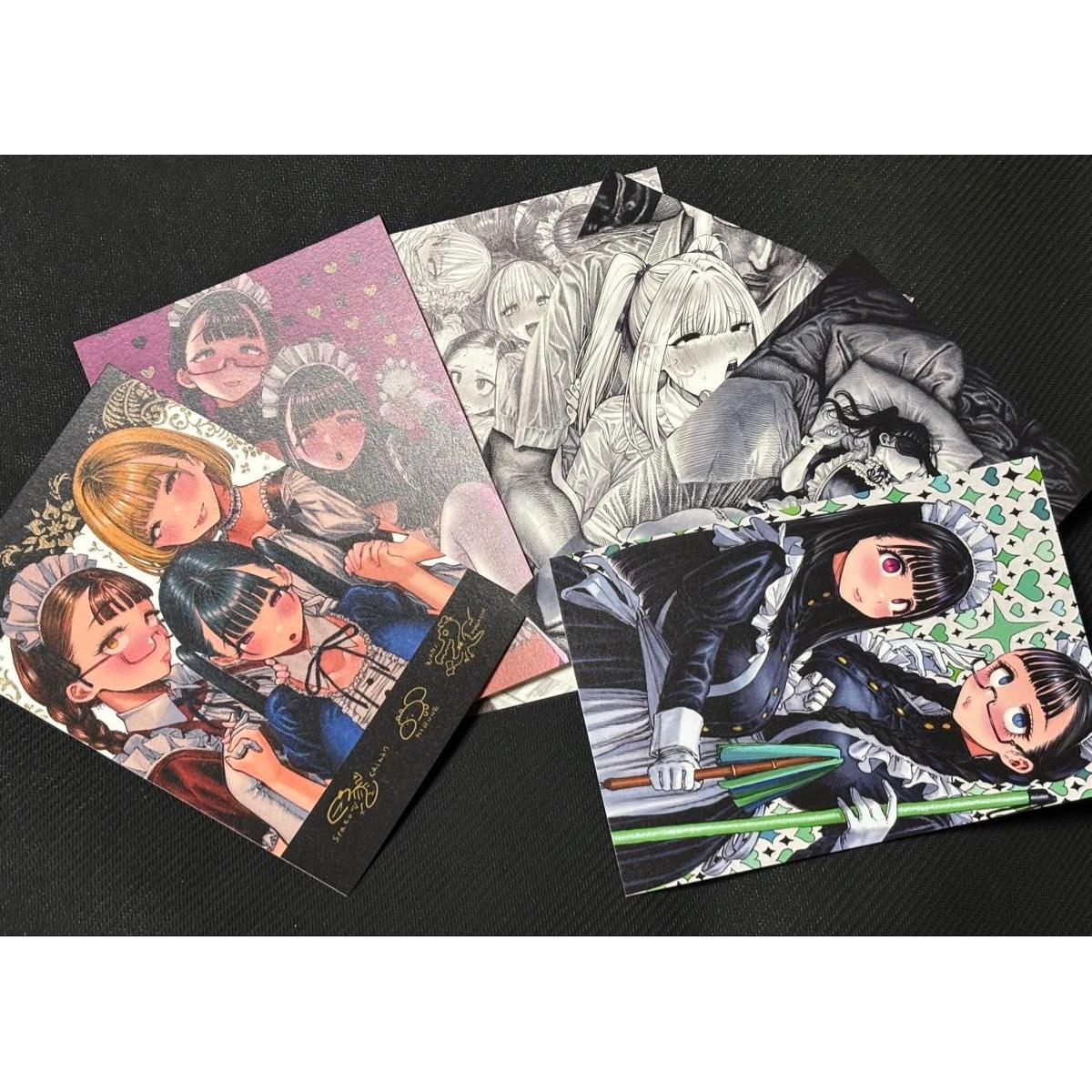Used Nap Original Art Exhibition Nama Manga Postcard Set of 6 Purchase Bonus Nap Exhibition