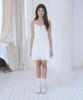 Kiyamo Linen Prairie Sundress _White