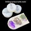 Detailed Diamonds Turtles Silicone Mold Portable Silicone Decors Mold Designed For Crafting Realistic Turtles Ornament