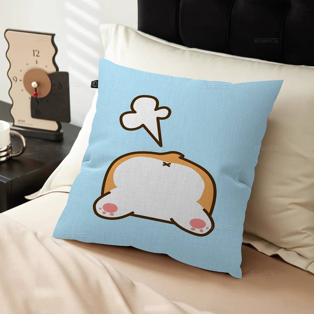 Lovely Welsh Corgi Cushion Cover Polyester Sofa Cushions Decorative Throw Pillows Home Decoration Pillowcover