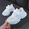 White Sneakers Girls Single Mesh Comfortable Breathable Shoes Boys Running Shoes Girls White Shoes Children Single Mesh Shoes